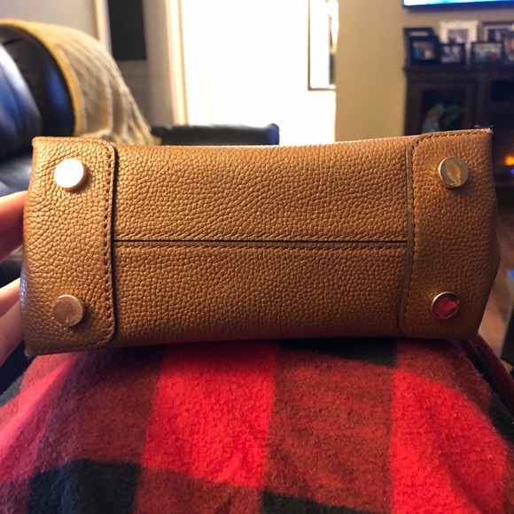 Michael Kors Mercer Brown Pebbled Leather Bag - Picture 5 of 5